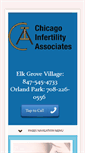 Mobile Screenshot of chicagoinfertility.org