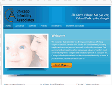 Tablet Screenshot of chicagoinfertility.org